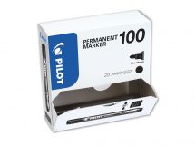 Marker Permanent  100 - Marker - Pachet XXL - Negru - Vârf Fin
