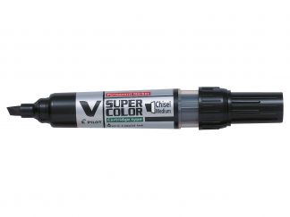 V-Super Color - Marker permanent  Reîncărcabil - Negru - Begreen - Vârf Mediu