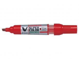 V-Super Color - Marker permanent  Reîncărcabil - Roşu - Begreen - Vârf Mediu